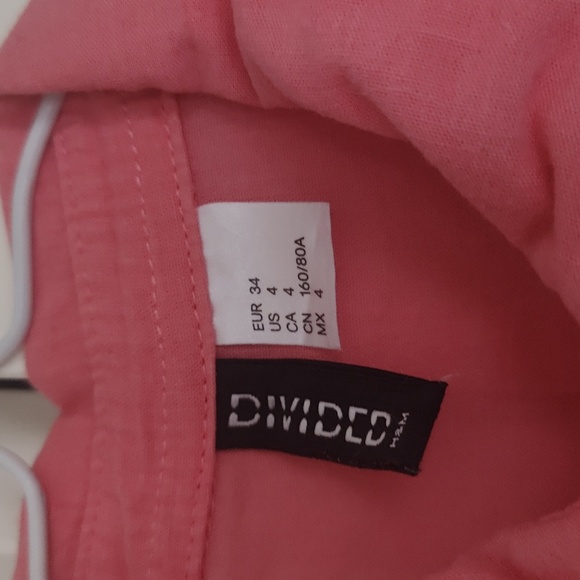 Pink h&m button down shirt - Picture 3 of 3